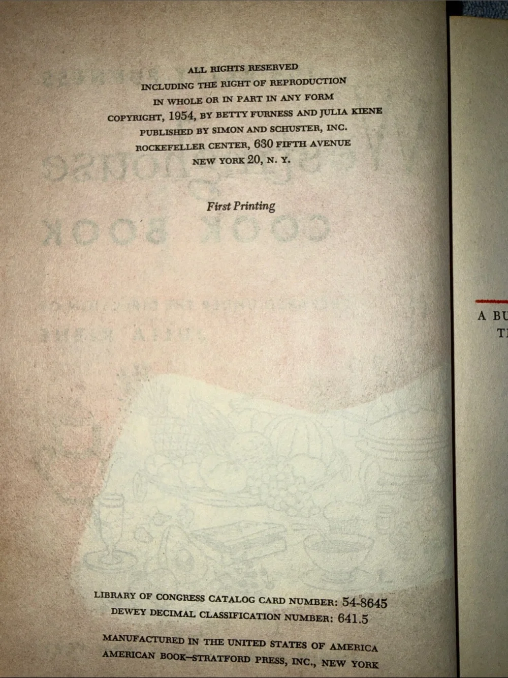 Westinghouse Cook Book by Betty Furness